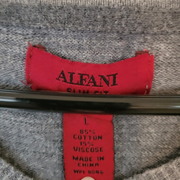 Alfani V Neck Sweater - Picture 3 of 4